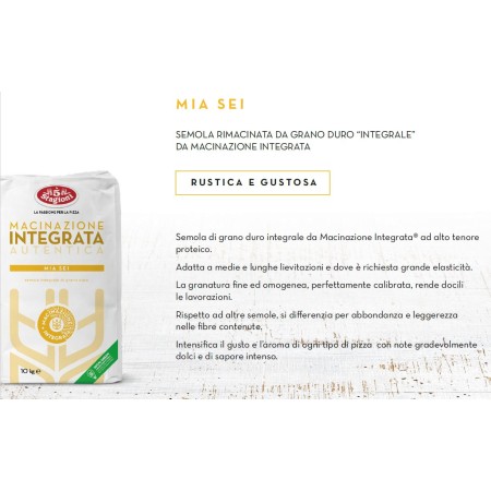 SEMOLA RIMACINATA INTGRATA'MIA.SEI'KG.10